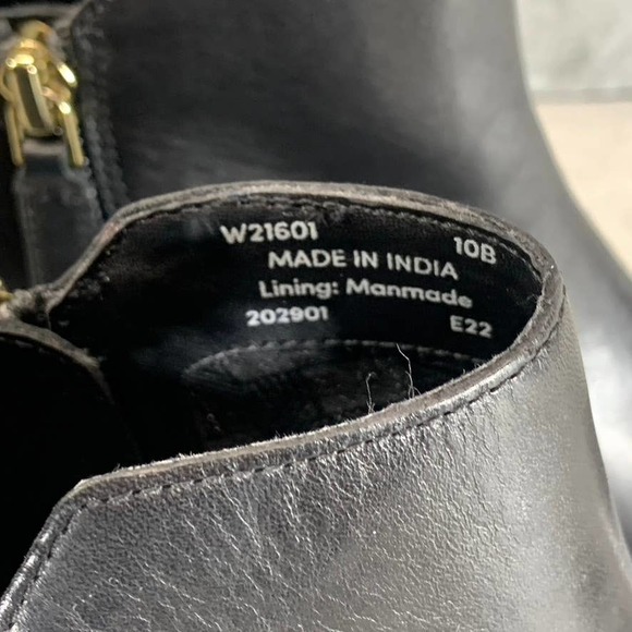 Cole Haan Women’s Black Leather Haidyn Block Heel Ankle Boots | Size 10 - Picture 5 of 9